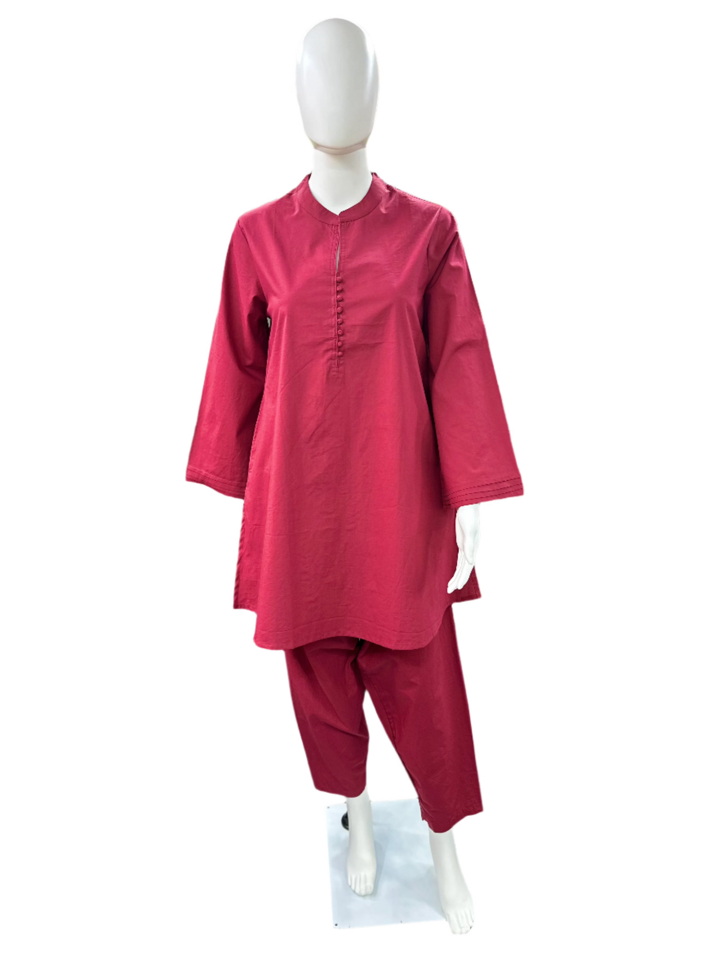 Maroon Co-Ord set with Bell sleeves