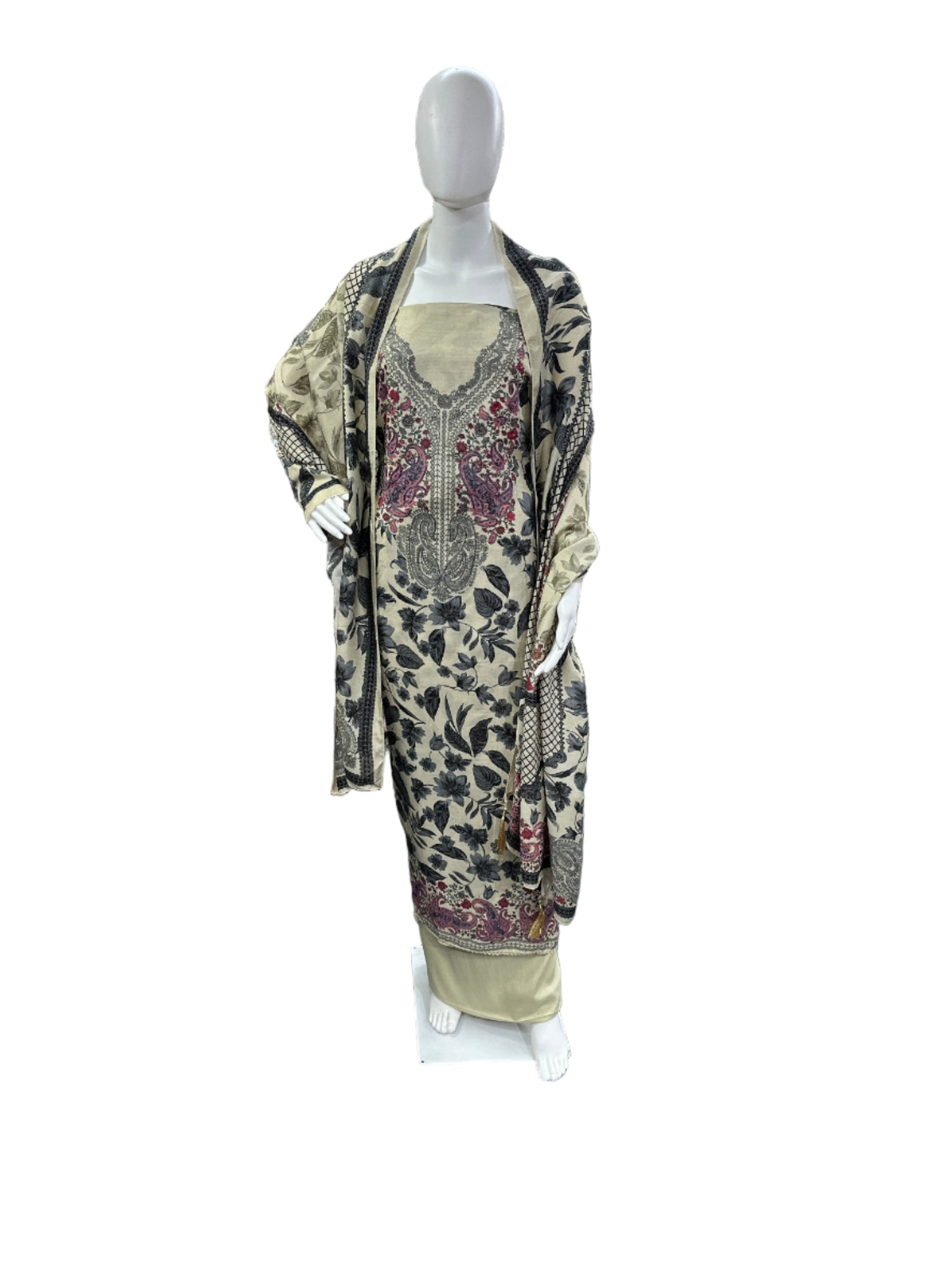 Un-Stitched - Muslin - Floral Print