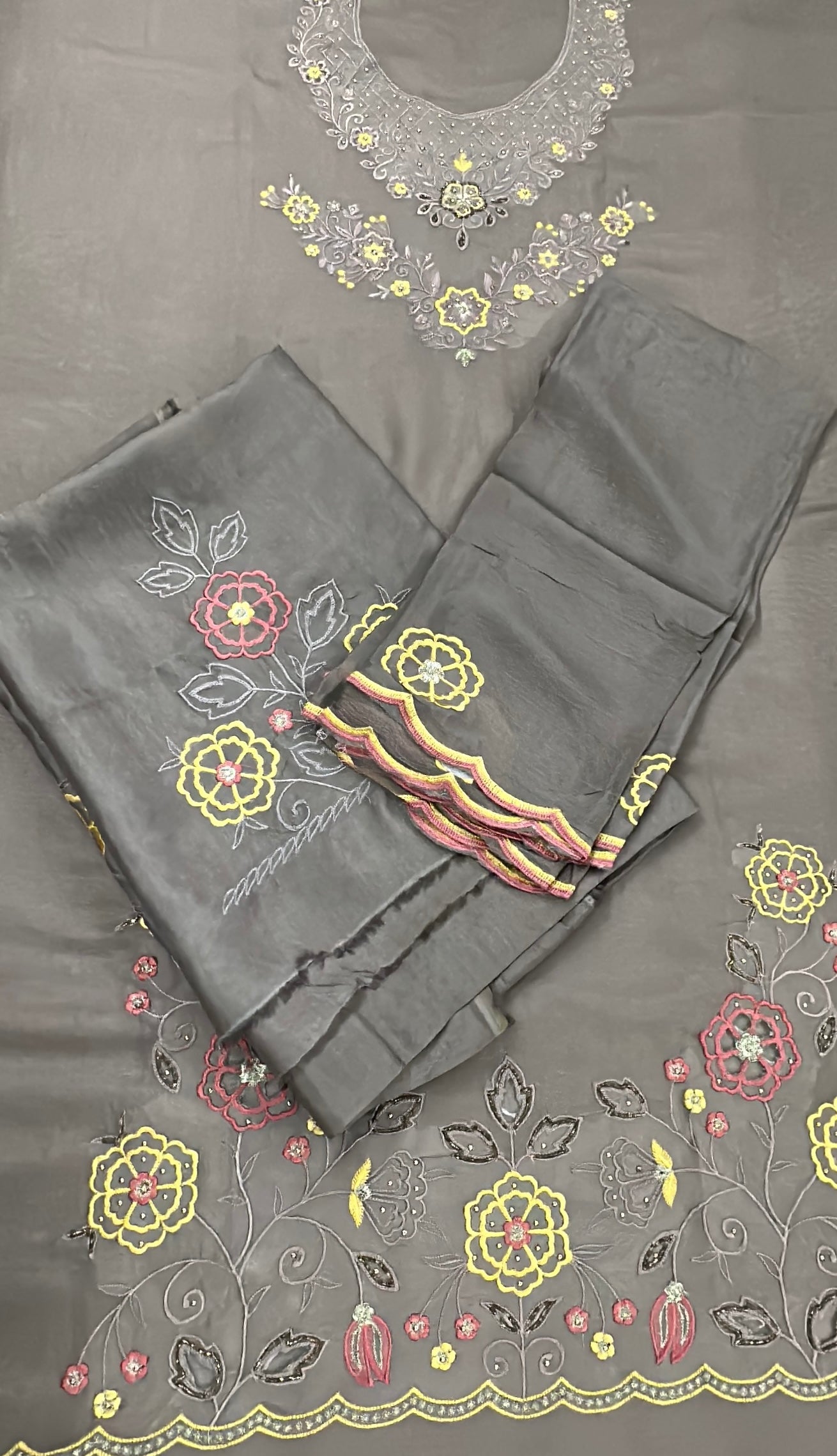 Unstitched - Burberry with floral work